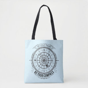 Tote Bag Laissez votre coeur être votre boussole