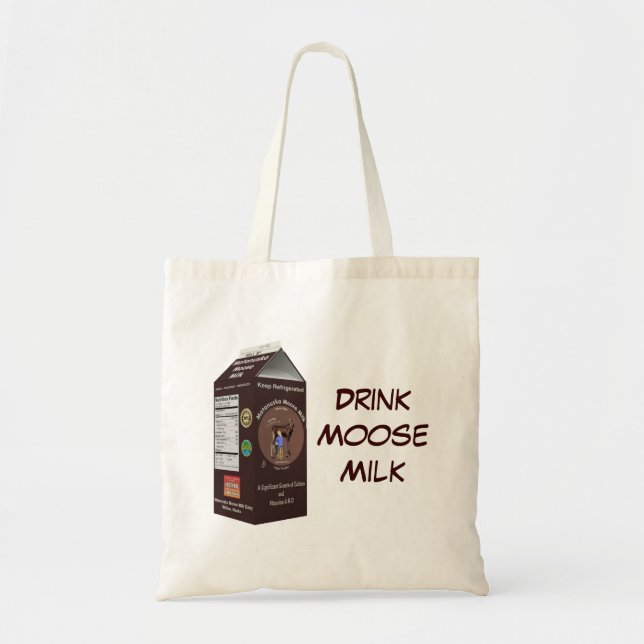 Tote Bag Lait d'orignal Matanuska (Devant)