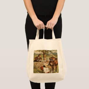 Tote Bag Lait frais directement de la ferme