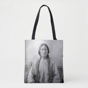 Tote Bag Lakota Leader assis Bull Amérindien