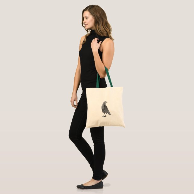 Tote Bag L'âme du corbeau (Devant (modèle))