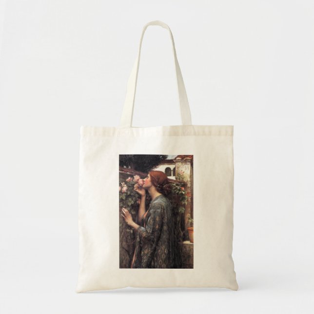 Tote Bag L'âme du Rose (par John William Waterhouse) (Devant)
