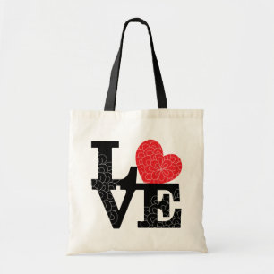 Tote Bag L'amour a ajusté l'empreinte florale