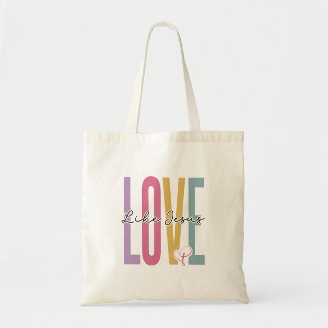 Tote Bag L'amour comme Jésus (Devant)