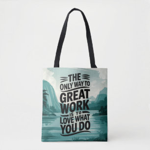 Tote Bag L'amour est dans le travail