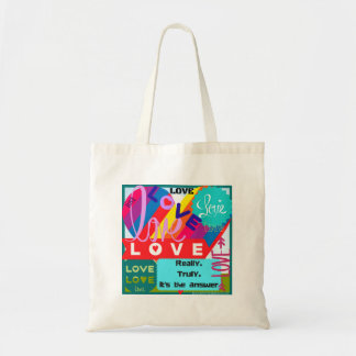 Tote Bag L'amour est le pêle-mêle de réponse
