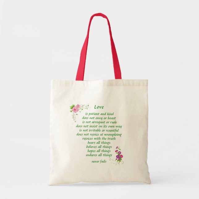 Tote Bag L'amour est le plus grand - Fourre-tout (Devant)
