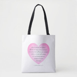 Tote Bag L'amour est une citation du patient Valentine SA
