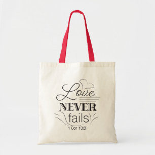 Tote Bag L'amour n'échoue jamais fourre-tout