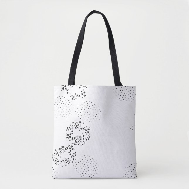 Tote Bag Langue, Dérive neigeuse (Devant)
