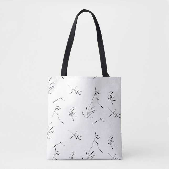 Tote Bag Langue, Gris de colombe (Devant)