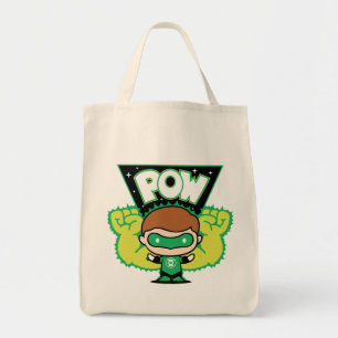 Tote Bag Lanterne verte Chibi Formant Des Poings Géants
