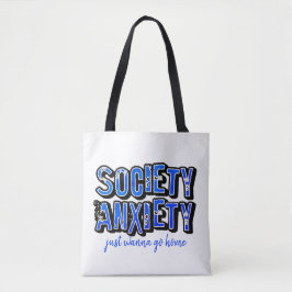 Tote Bag L'anxiété de la société