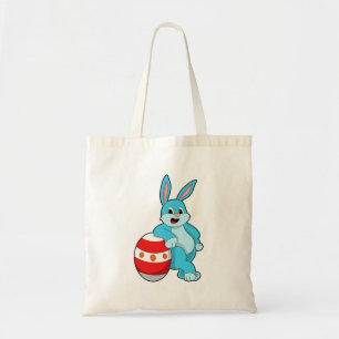 Tote Bag Lapin avec oeuf de Pâques