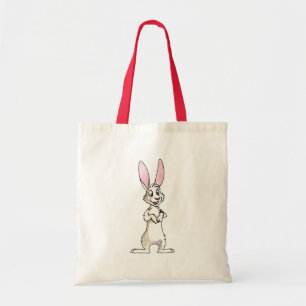 Tote Bag Lapin blanc debout