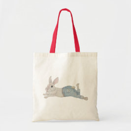 Tote Bag Lapin dans des jeans