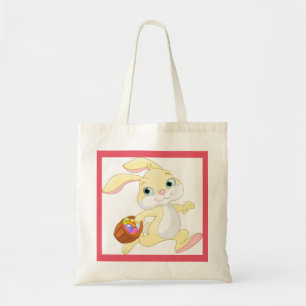 Tote Bag Lapin De Pâques Avec Panier