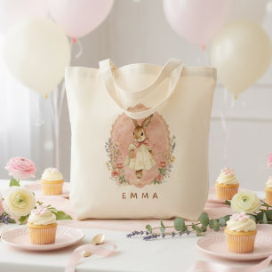 Tote Bag Lapin de Pâques personnalisé sur mesure