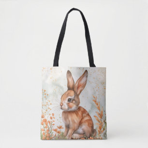 Tote Bag Lapin de printemps mignon