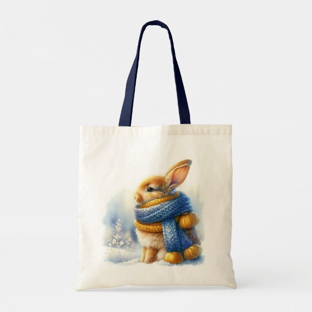 Tote Bag Lapin d'hiver (Dos)