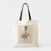 Lapin en robe blanche noire 2