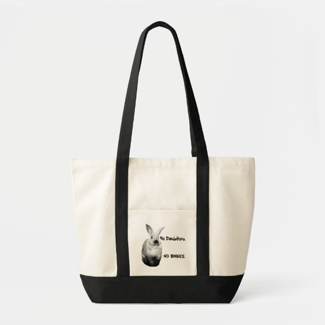 Tote Bag Lapin grincheux Zoe (Devant)