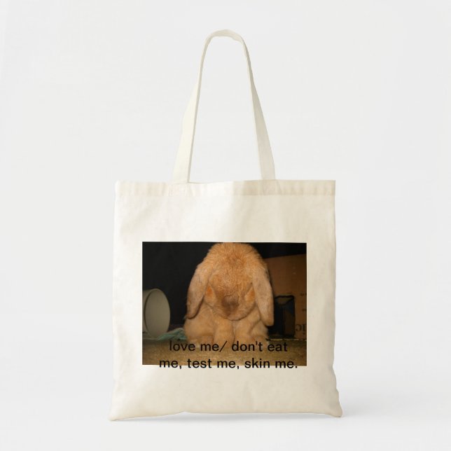 Tote Bag lapin innocent (Devant)