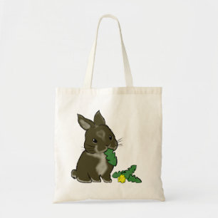 Tote Bag Lapin mangeant du pissenlit