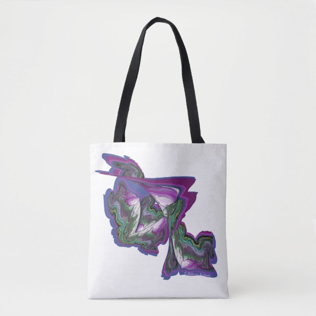 Tote Bag L'art Abstrait sur un (Devant)