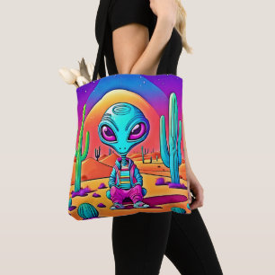 Tote Bag L'art Alien de Desert Chillin