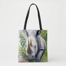 L'art botanique du rhinocéros blanc