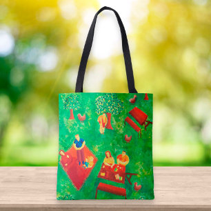 Tote Bag L'art contemporain moderne Le Pique-Nique