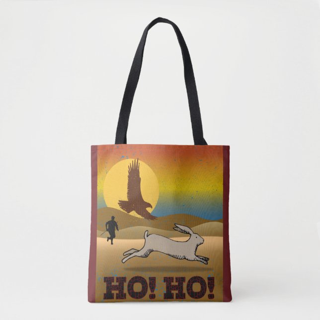 Tote Bag L'art de la fauconnerie : Le long glissement (Devant)