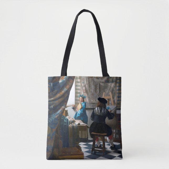 Tote Bag L'art de la peinture, Johannes Vermeer, 1666-1667 (Devant)