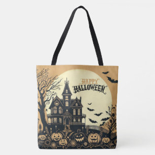 Tote Bag L'art d'Halloween vintage