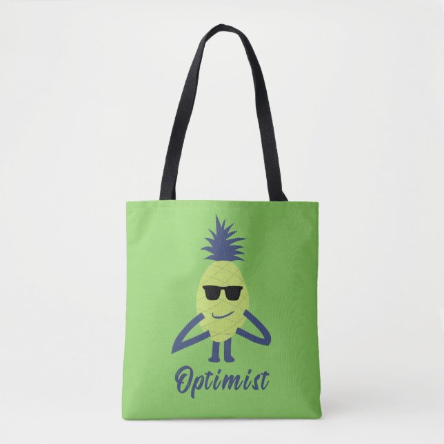 Tote Bag L'art drôle de l'ananas (Devant)