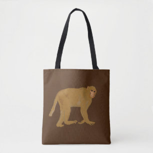 Tote Bag L'art du singe babouin