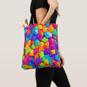 Tote Bag L'art en cristal coloré