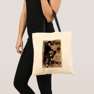 Tote Bag L'art nouveau vintage Le Grillon, homme buvant de