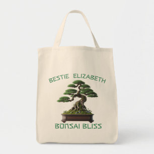 Tote Bag L'art orintal du bonsaï japonais personnalisé