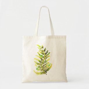 Tote Bag L'art plante de la feuille de fougère verte