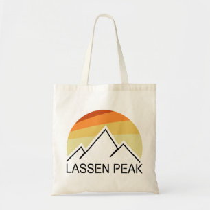 Tote Bag Lassen Peak California Retro