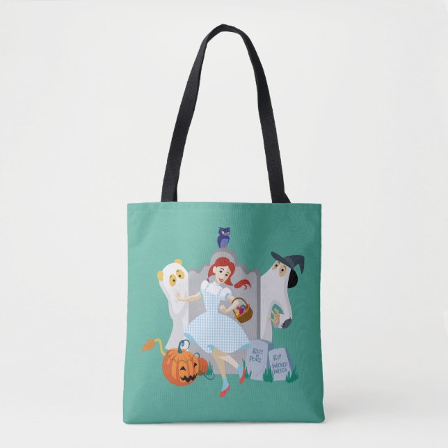 Tote Bag L'Assistant D'Oz™ | Dorothy Halloween Joyeuse Dans (Devant)