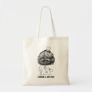 TOTE BAG LAUGH & GET FAT トートバッグ