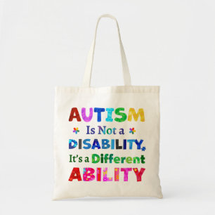 Tote Bag L'AUTISME n'est pas un handicap