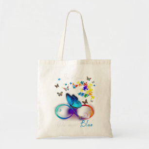 Tote Bag L'Autisme Papillon En Avril Nous Portons L'Autisme