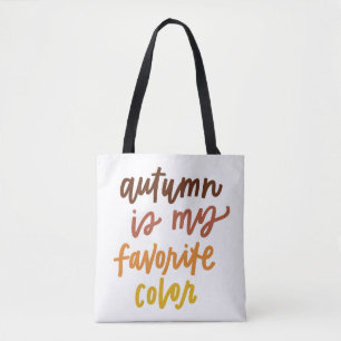Tote Bag "L'automne est ma couleur préférée"