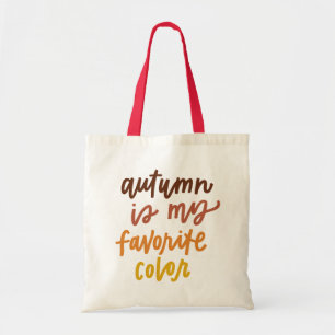 Tote Bag "L'automne est ma couleur préférée"