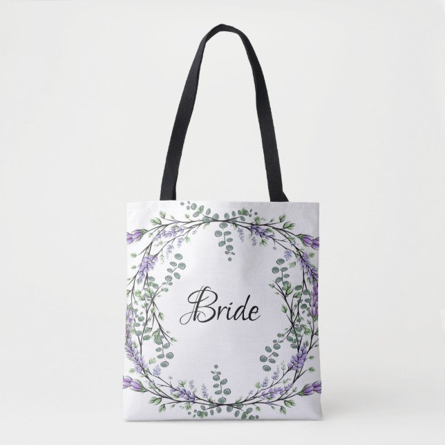 Tote Bag Lavande et Eucalyptus (Devant)