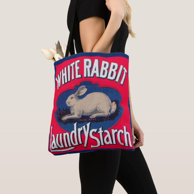 Tote Bag Lave-lapin blanc (De près)